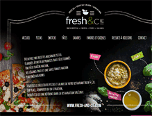 Tablet Screenshot of fresh-and-cie.com